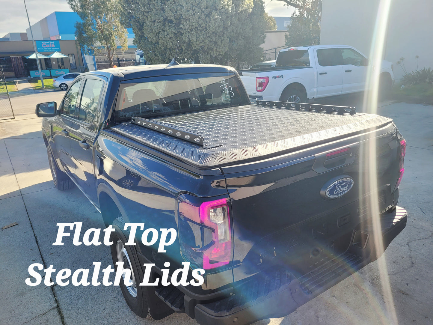 Ute Lid Ranger Aluminium "Stealth" - E series for next gen Dual Cab 2022+