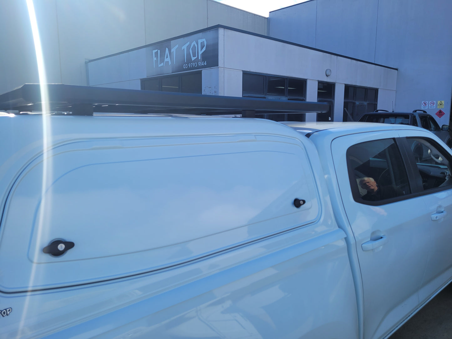 Tradesman Canopy for Dual Cab Mazda Ute +Tailgate Central lock