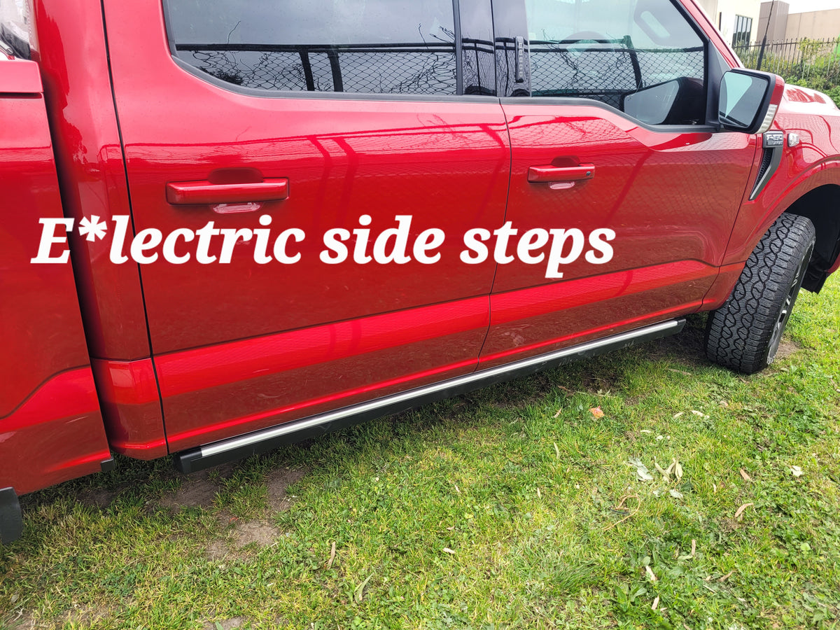 FORD f150/f250 Electric Side Steps SWB – Flat Top Products au